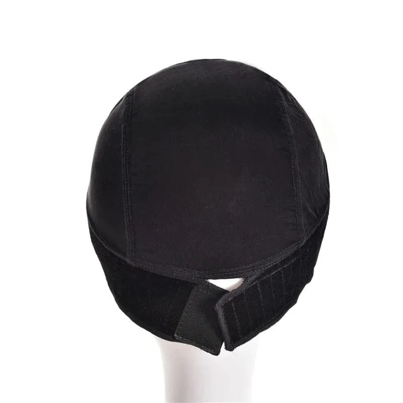 Whosale Velvet Grip Adjustable Headband Cap Wig With Elastic Band