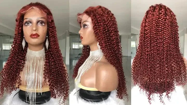 wigs for black women wholesale aligned virgin hair brown curly 13*4 lace front wig 180 density 100% human hair wig