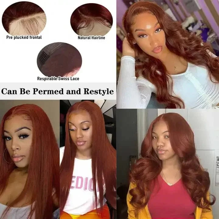 wigs for black women wholesale aligned virgin hair brown curly 13*4 lace front wig 180 density 100% human hair wig