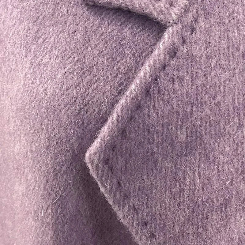 Winter Belted Long Wool Coat Elegant Handmade Overcoat Long Cashmere Coat for Women