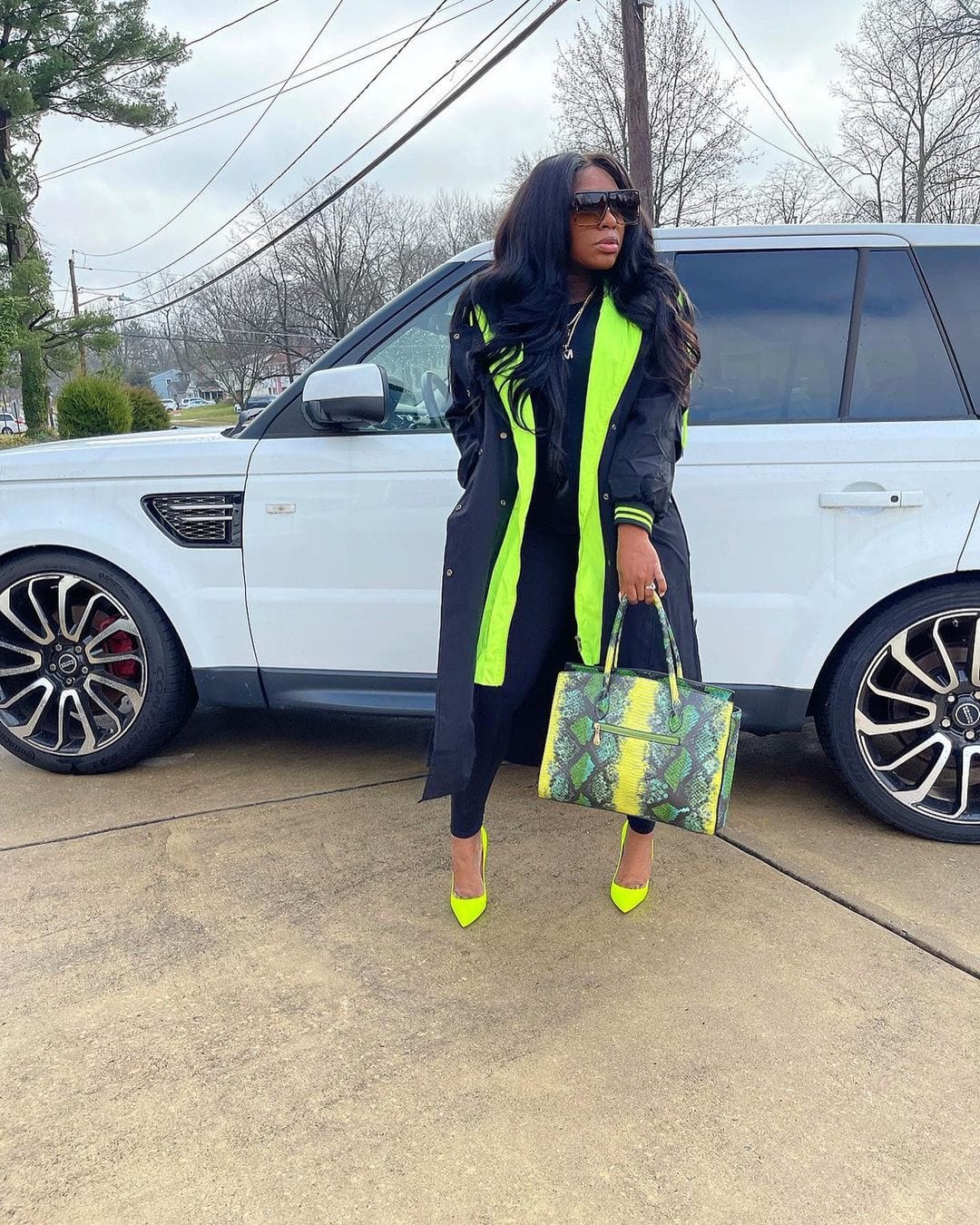 Winter New Design Patchwork Color Belt Waist Hoodie Windbreaker Long Jacket Hooded Trench Women's Coat