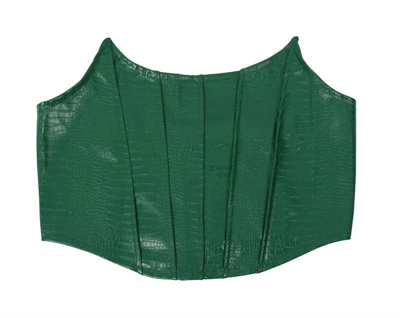 women 2024 new arrivals sexy faux pu leather tube top and pants 2pc 2 two piece set clothing clothes outfit for women ladies