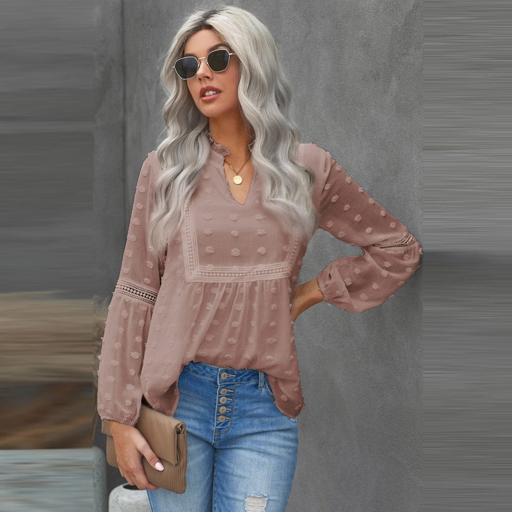 Women chiffon Blouse long sleeve girls lovely floral embroidery shirt 2022 summer ladies blouse woman tops femme chic