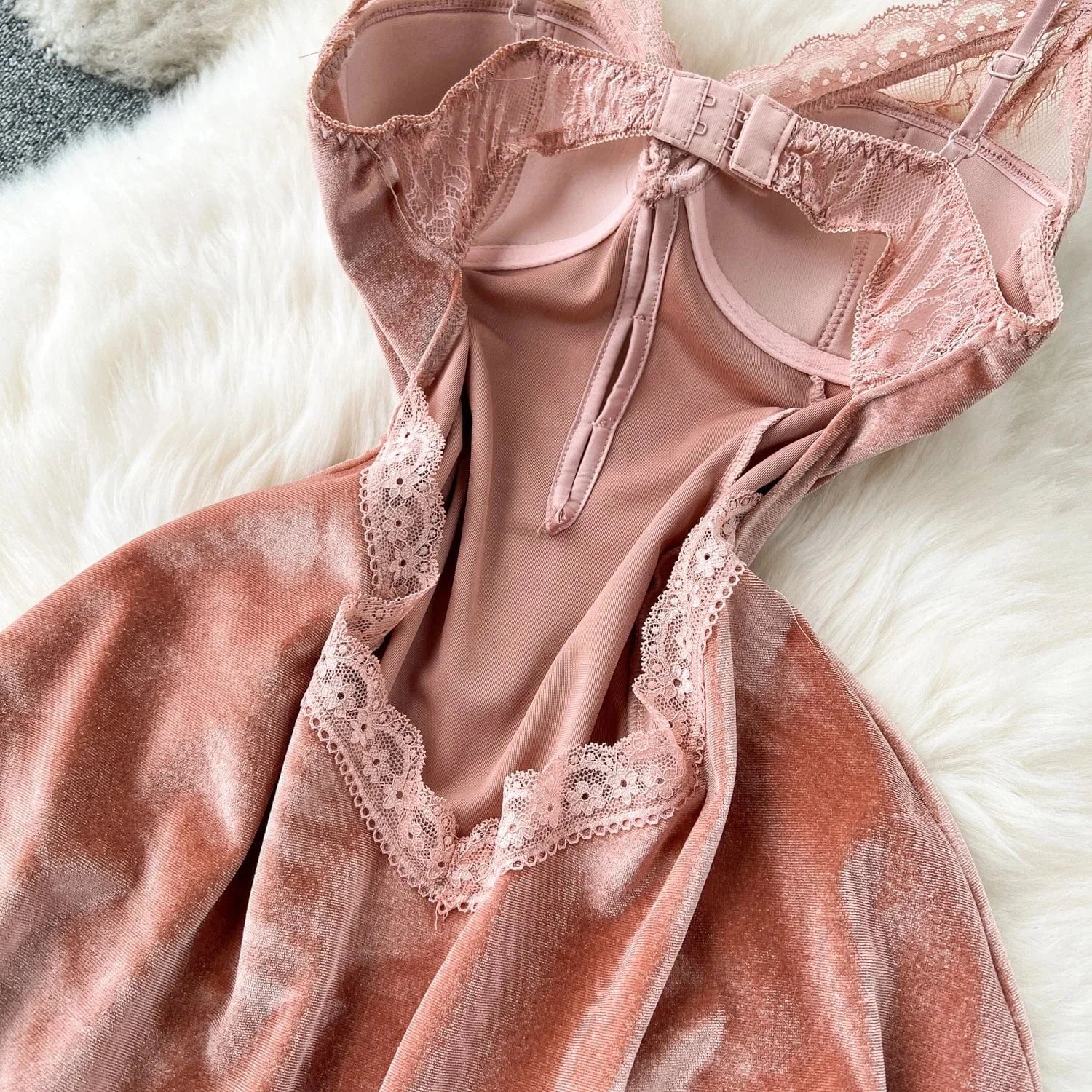 Women Clothing Gothic Party Velvet Vintage Sexy A Line Vestidos Patchwork Highstreet Mini Casual Dresses