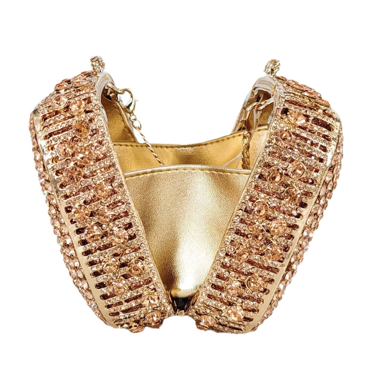 Women Evening Clutch Bag Luxury Handbag Square Bags High Quality Bling Diamond Rhinestone Crystal Small Bridal Bag Clutch