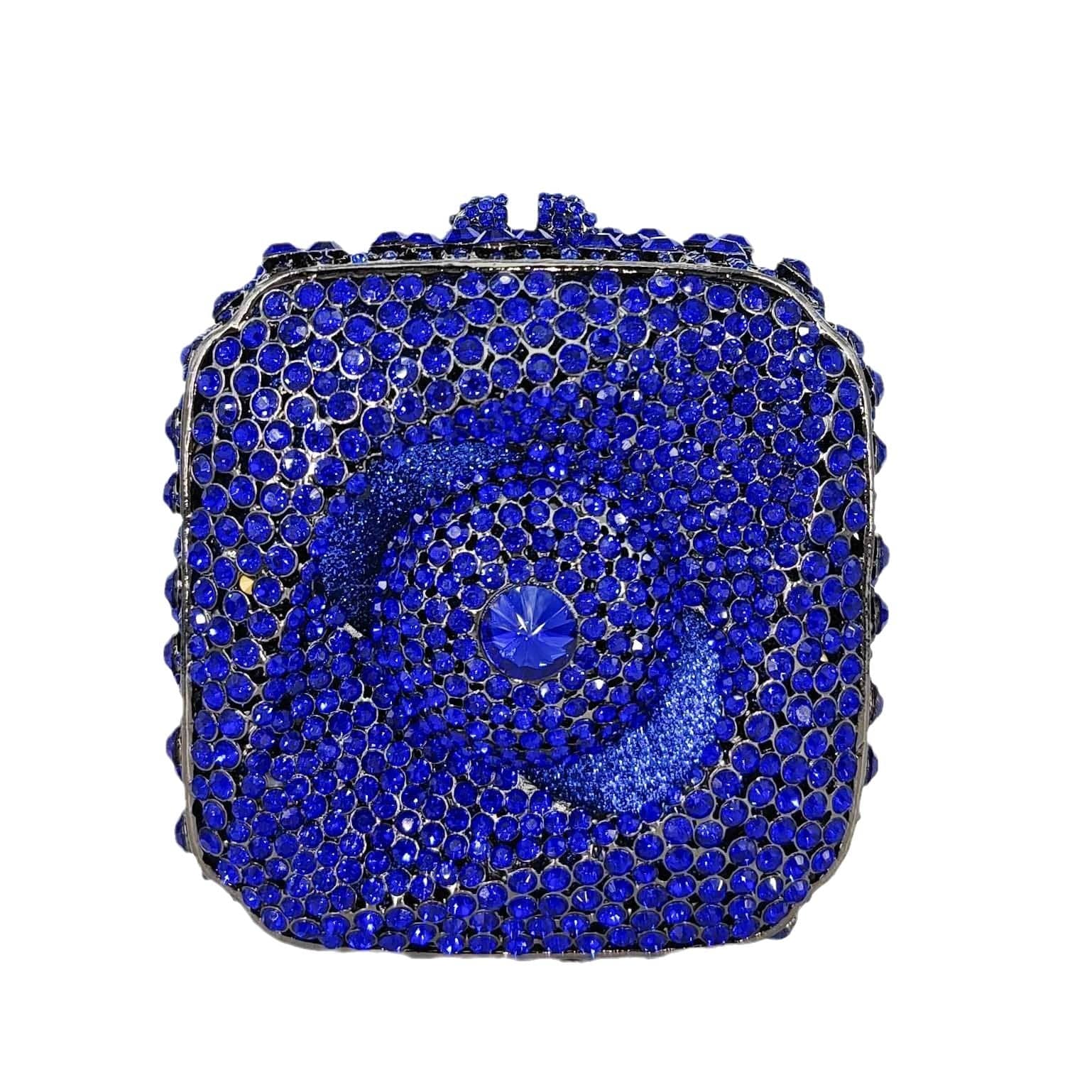 Women Evening Clutch Bag Luxury Handbag Square Bags High Quality Bling Diamond Rhinestone Crystal Small Bridal Bag Clutch