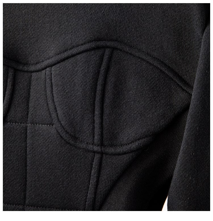 Women Hoodies Sweatshirt Patchwork Black Hooded Hoodie Women Vintage Casual Short Women Sweatshirt Tops 2022 Fashion