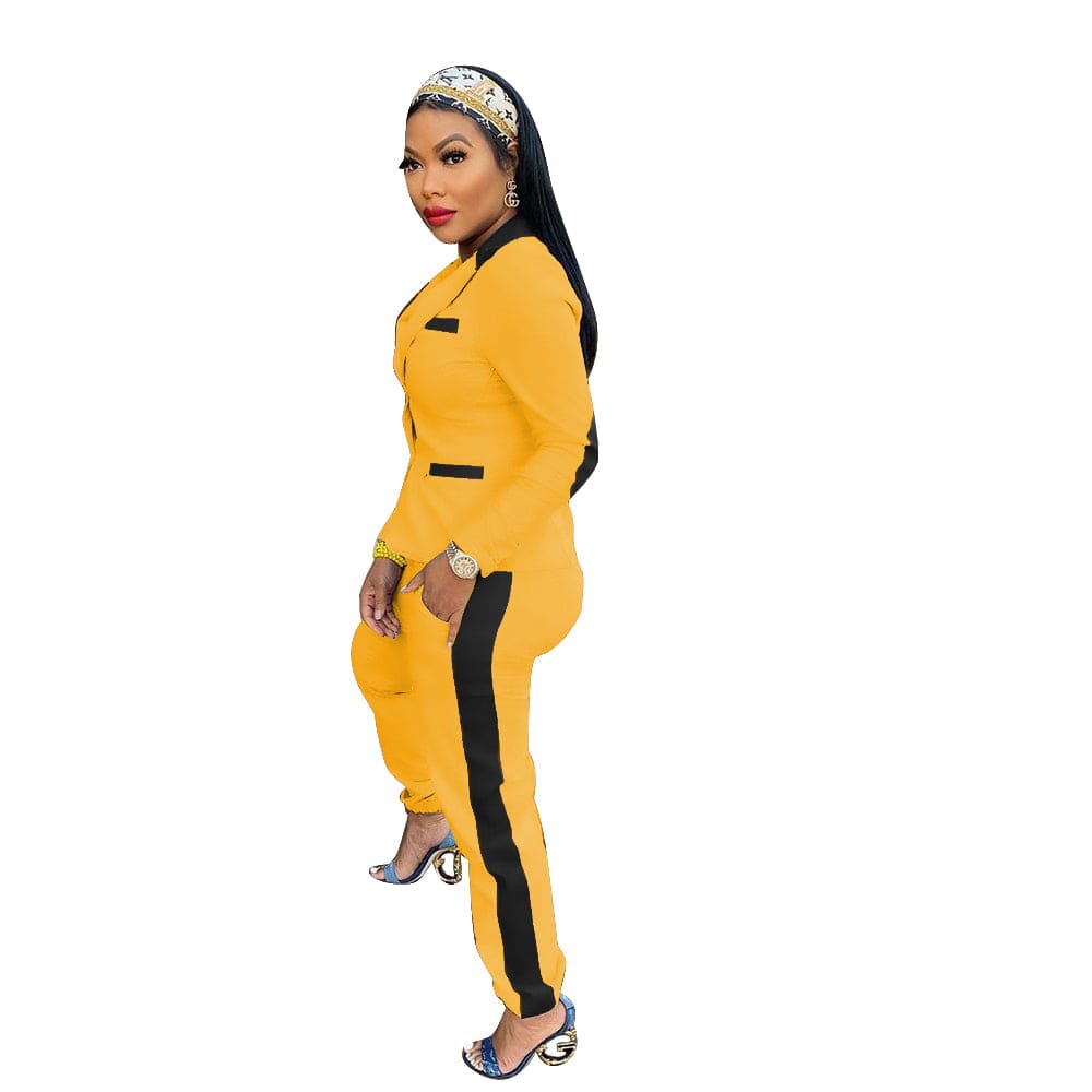 Women Outfits Solid Color Casual Sweatshirt Women Suits