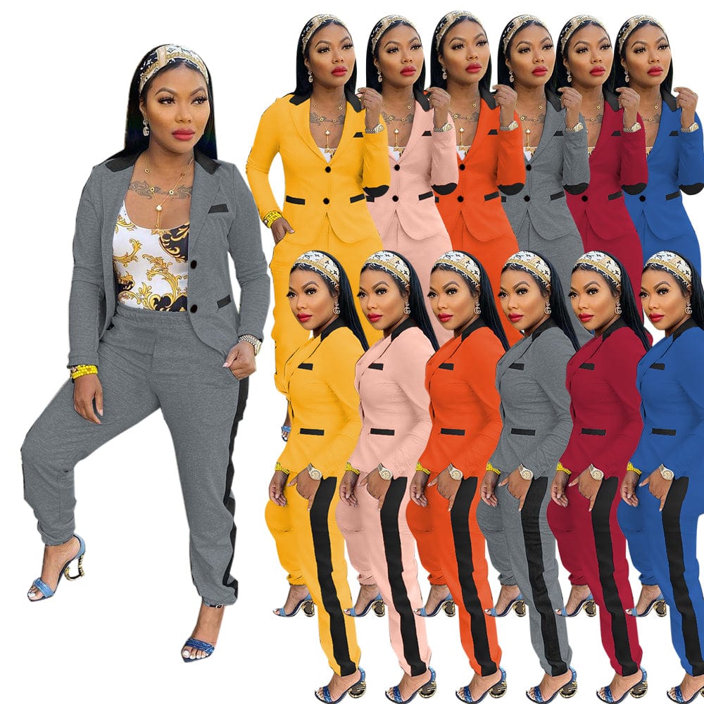 Women Outfits Solid Color Casual Sweatshirt Women Suits
