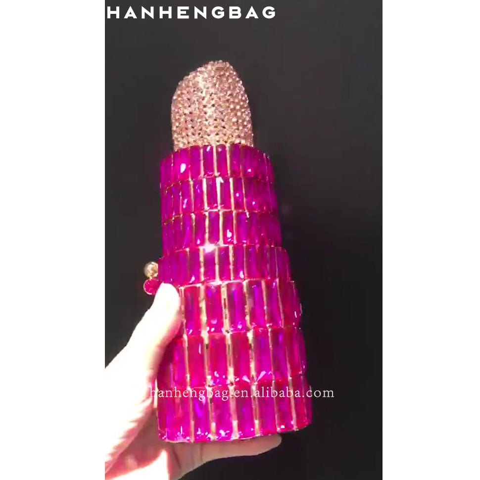 Women pocket Lipstick Rainbow Violin diamond party skull handbag rhinestone ice cream clutch popcorn fox purse evening bags