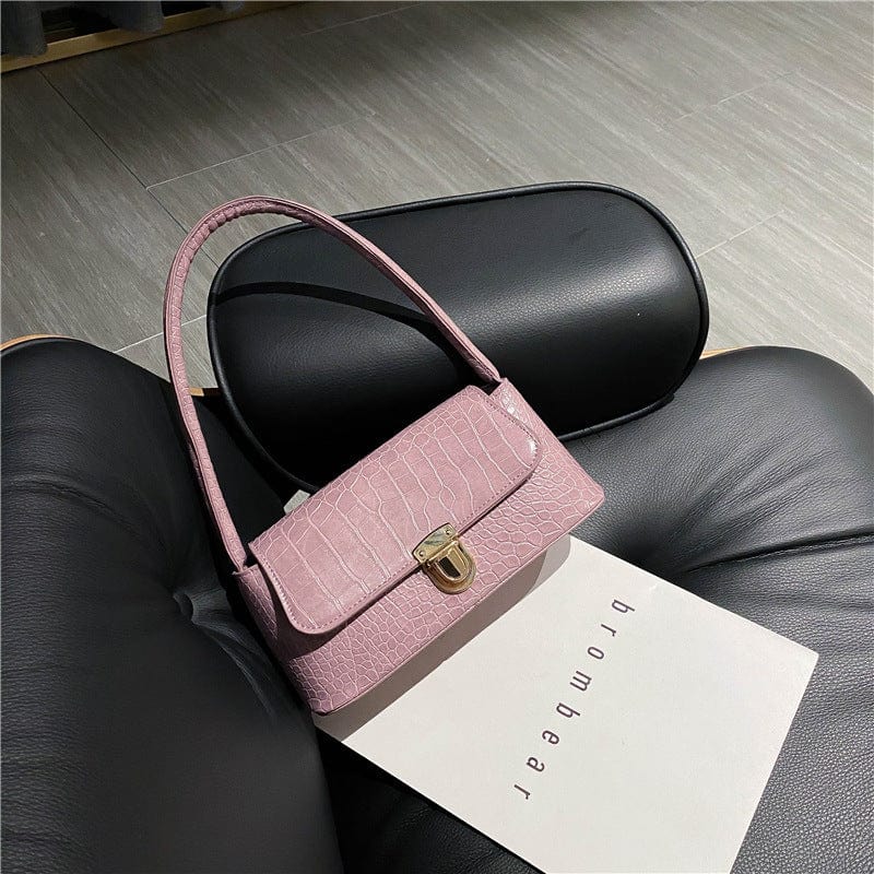 Women's Bag Wholesale Autumn Net Red Fashion New Trendy Korean Version Fashion Stone Pattern Portable Shoulder Underarm Bag