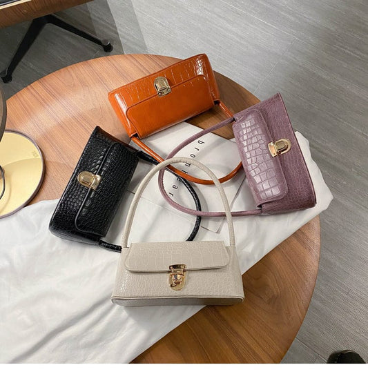 Women's Bag Wholesale Autumn Net Red Fashion New Trendy Korean Version Fashion Stone Pattern Portable Shoulder Underarm Bag