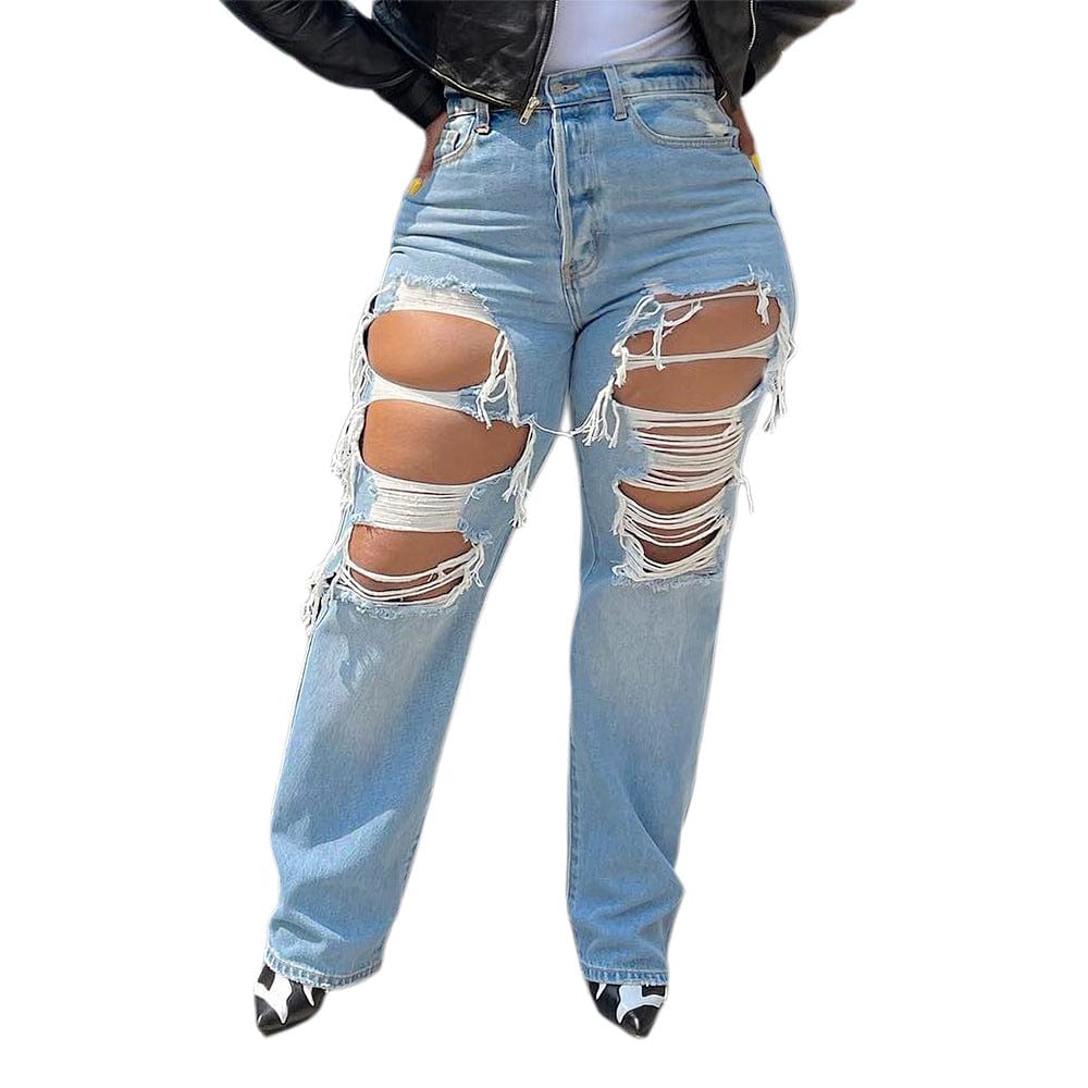 Women's Jeans Streetwear High Waist Jeans Vintage Straight Harajuku 2022 Denim Pants Cargo Pants