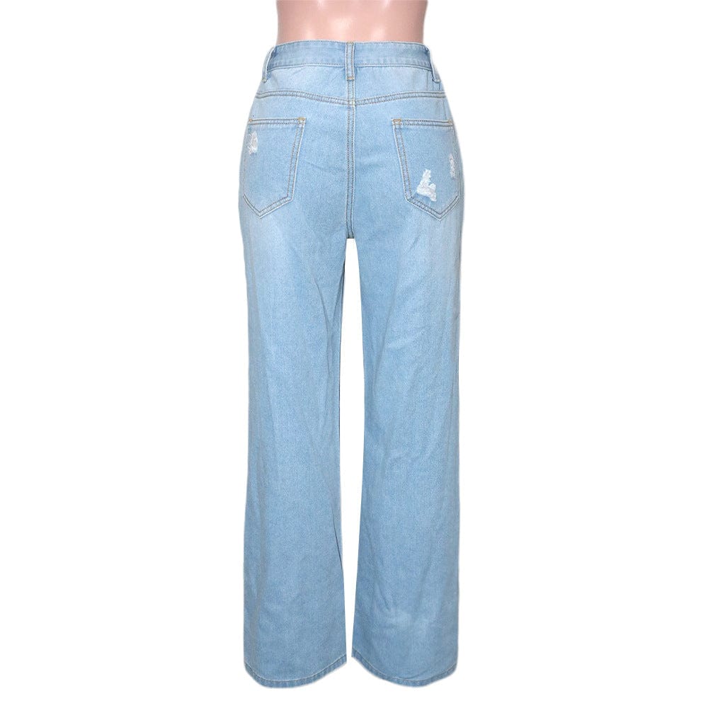 Women's Jeans Streetwear High Waist Jeans Vintage Straight Harajuku 2022 Denim Pants Cargo Pants