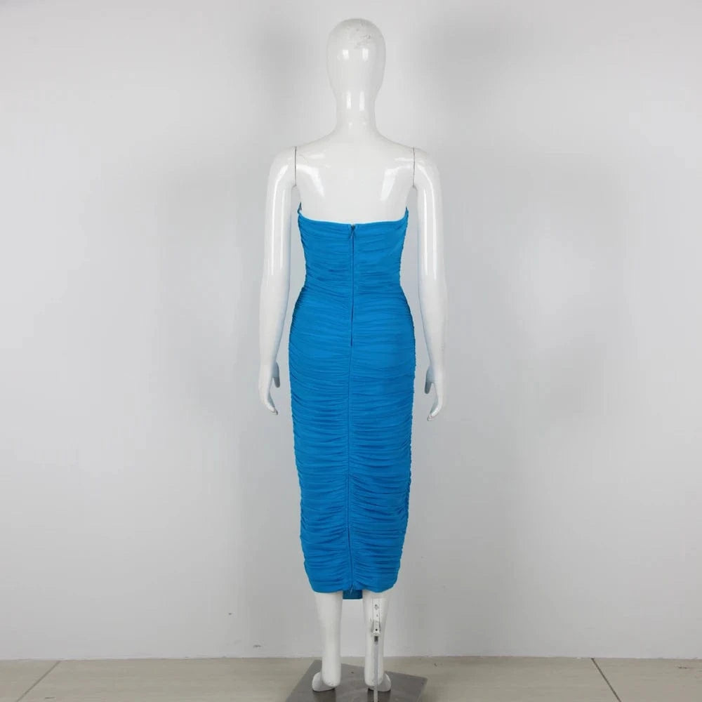 Women's New Styles Sexy Off Shoulder Bodycon Mini Mesh Casual Dress Bandage Prom Dresses
