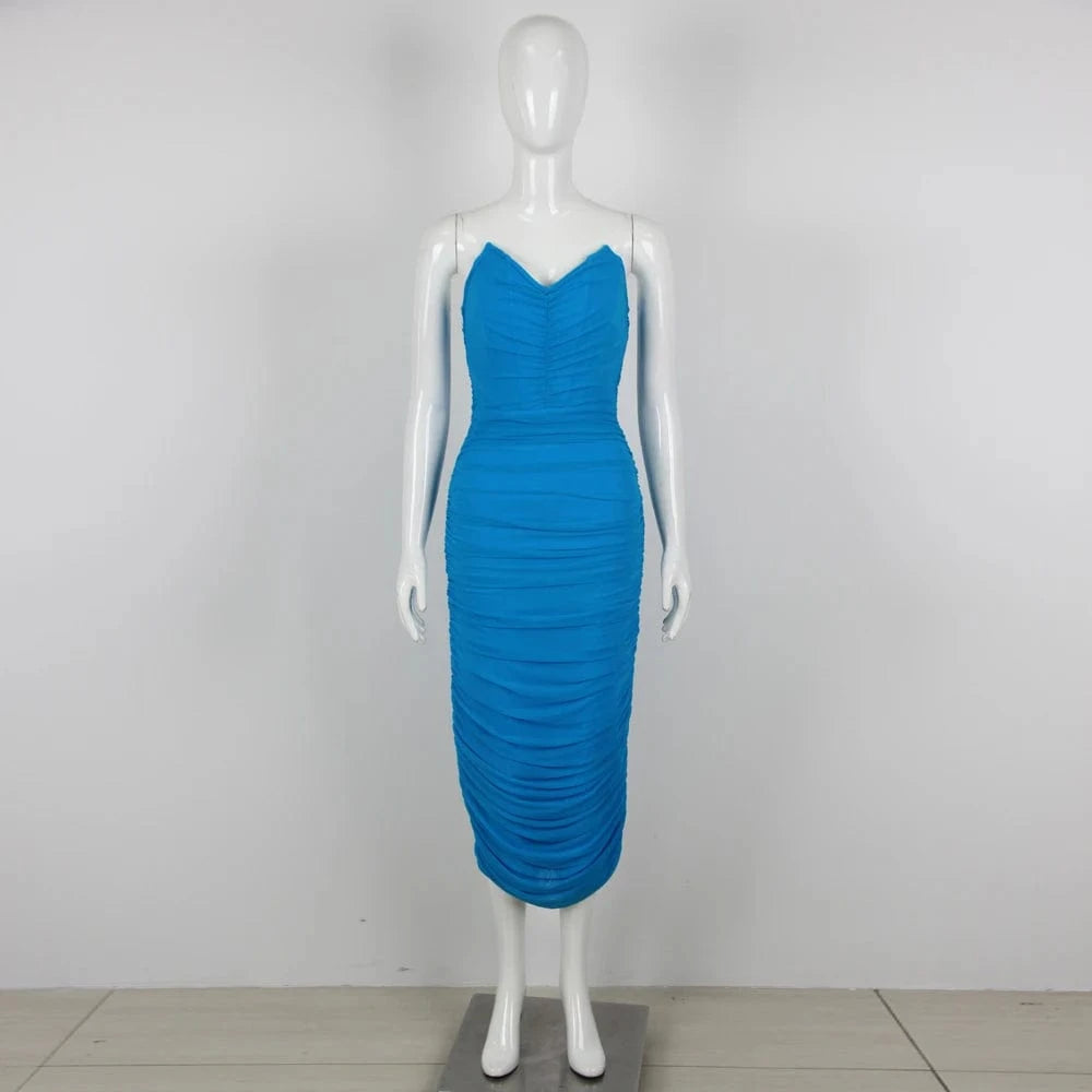 Women's New Styles Sexy Off Shoulder Bodycon Mini Mesh Casual Dress Bandage Prom Dresses