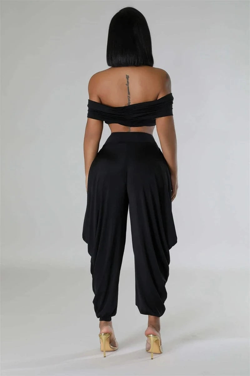 women's sexy club summer wear 2024 new arrivals trend product pleated 2 piece pants set outfit clothing clothes for lady 2024