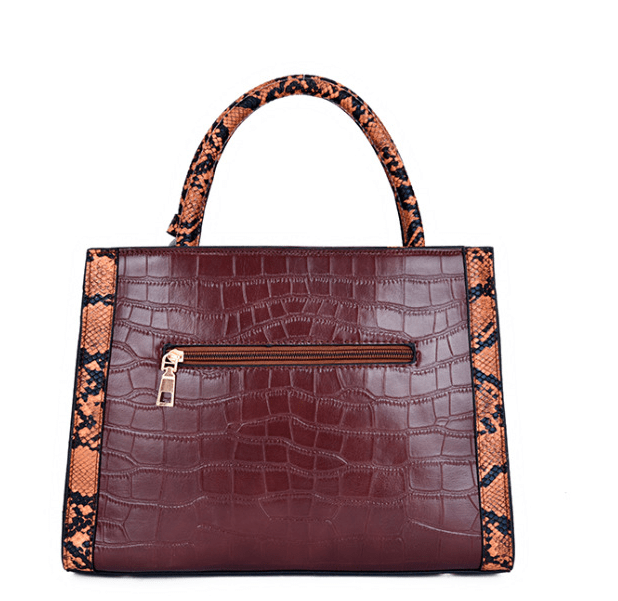 Women's Shoulder Bags PU Leather  Bag Et 2 Pieces Purse Et Buttons Serpentine Embossed Bag Ets Daily Outdoor