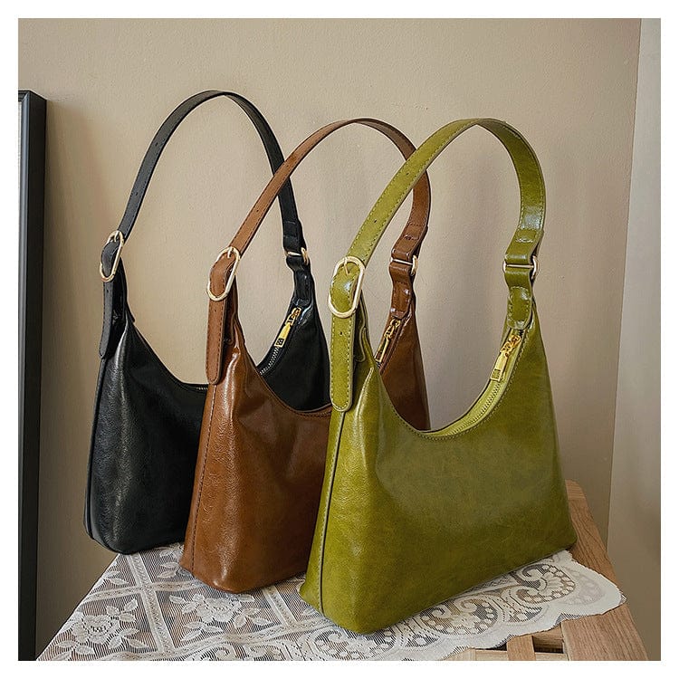 Women's Shoulder Underarm Bag Women's Retro Small Bag Bags Women PU Ladies Handbags