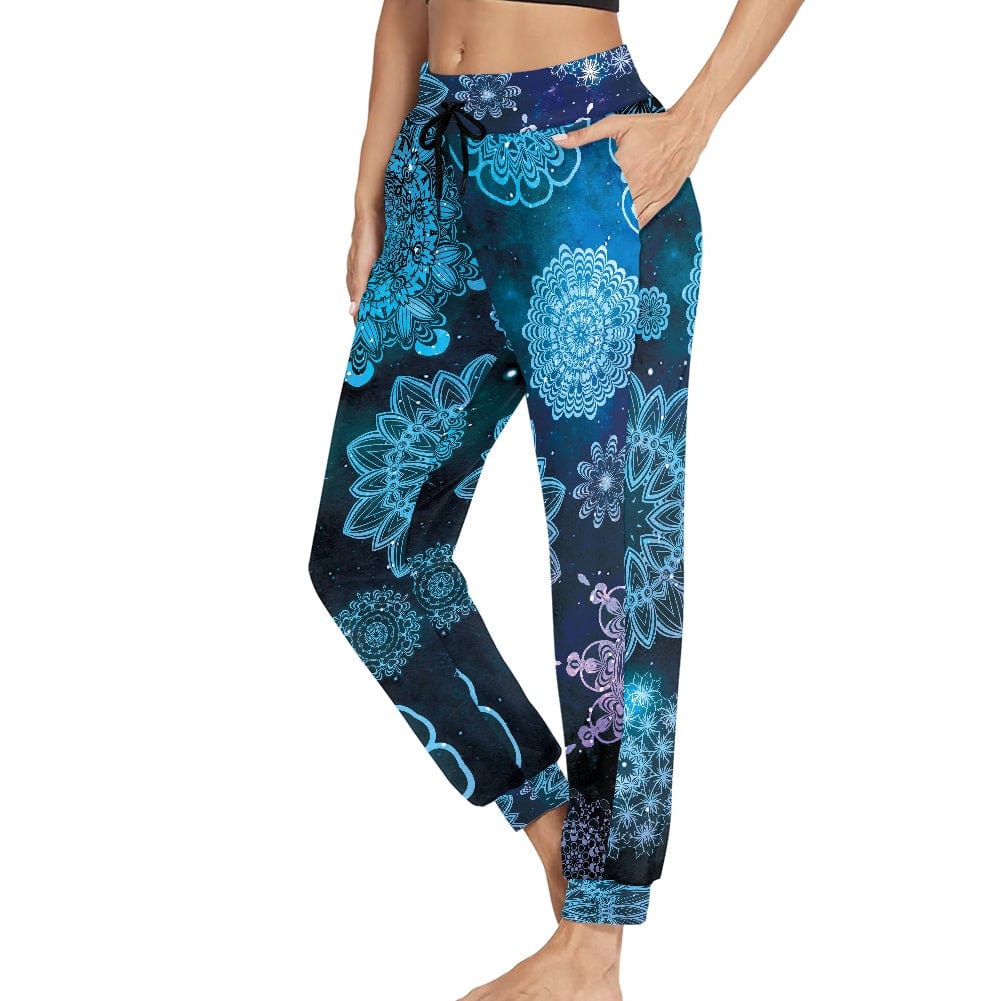 Women's Sports Pants Mandala Fashion Bohemian Loose Pant Men Women Casual Hippy Trousers Baggy Aladdin Harem Pant Dropshipping