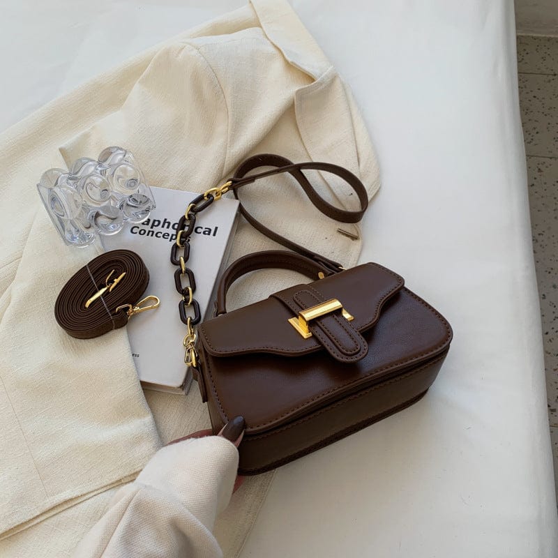 Women's Winter 2023 New Small Square Bag Simple  Single Shoulder women's messenger Cross-Body Bag