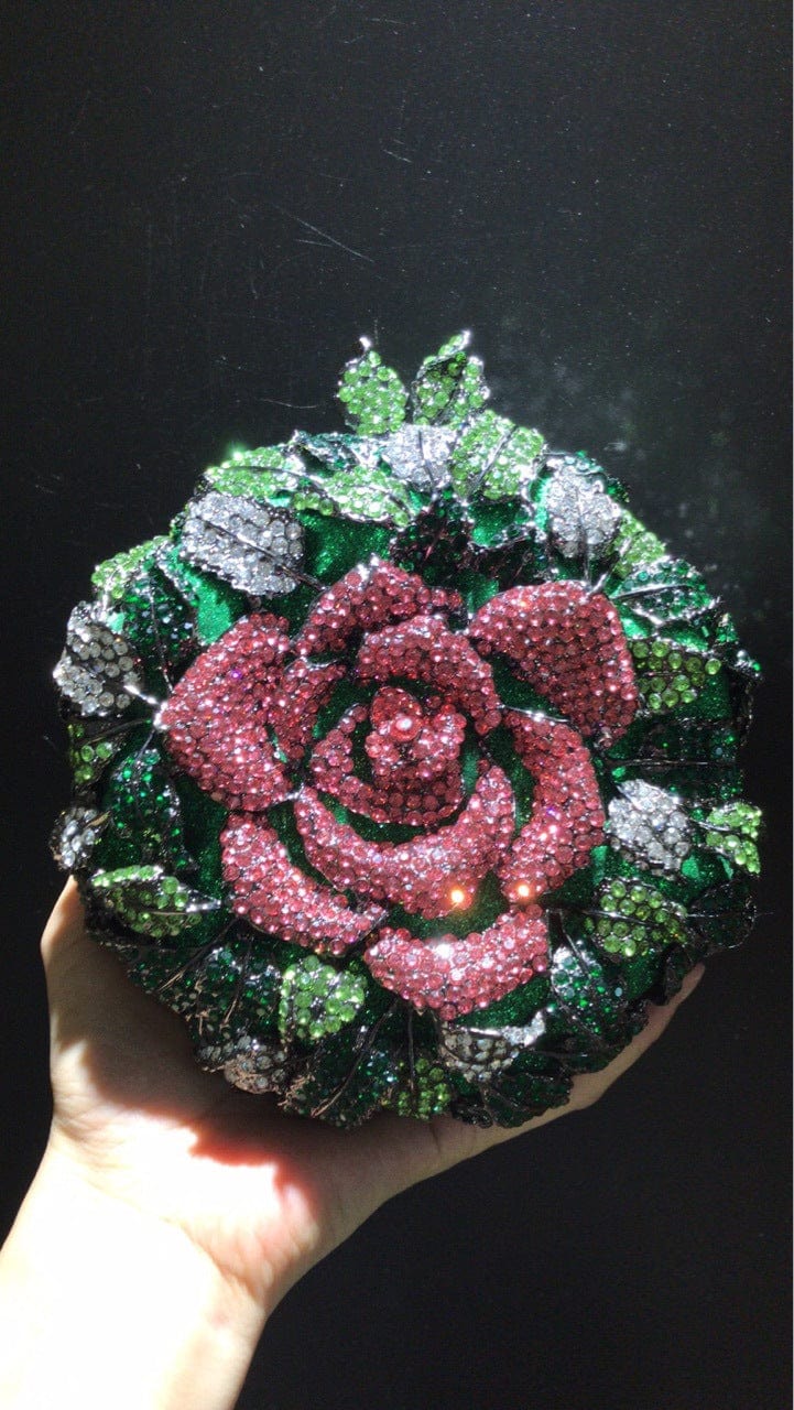 women wedding bridal bling diamond party skull handbag hand rhinestone ice cream clutch popcorn gun purse fish cake evening bags