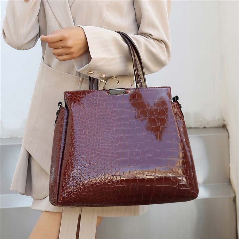 Womens Ladies 3 Pieces Handbag Set Hobo Clutch Top Handle Totes Satchels Crossbody Bags and Purse