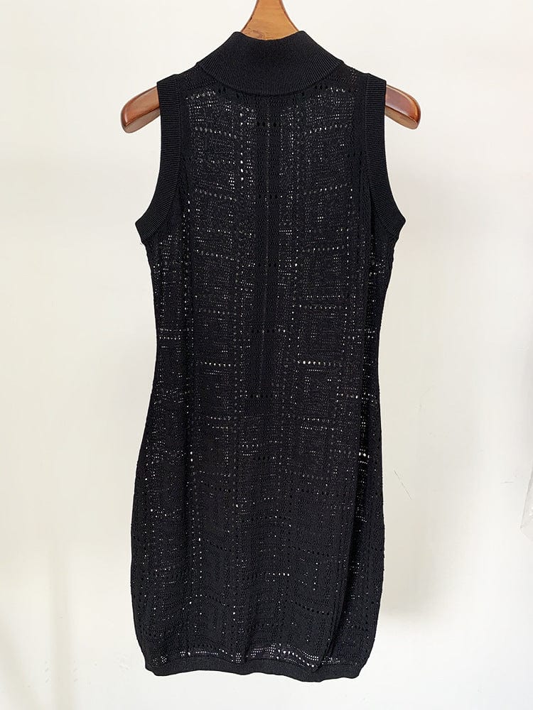 XL / black Sexy Celebrity Elegant Evening Party Ladies Fashion Summer Bodycon Dress