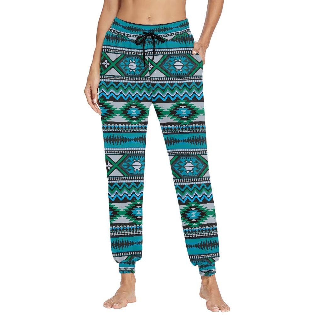 XL / YSFC01389F90 Long Pants for Women Summer Casual Trousers Loose Elephant Pattern Harem Pants Mid Waist Lace-up Thai Traditional Sport Trouser