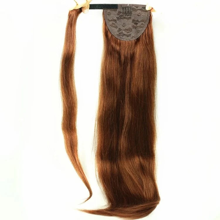 Xuchang Hair 22 inches 100 g/piece double drawn multi colors European hair pony tail clip on with 100% Human Hair Extensions