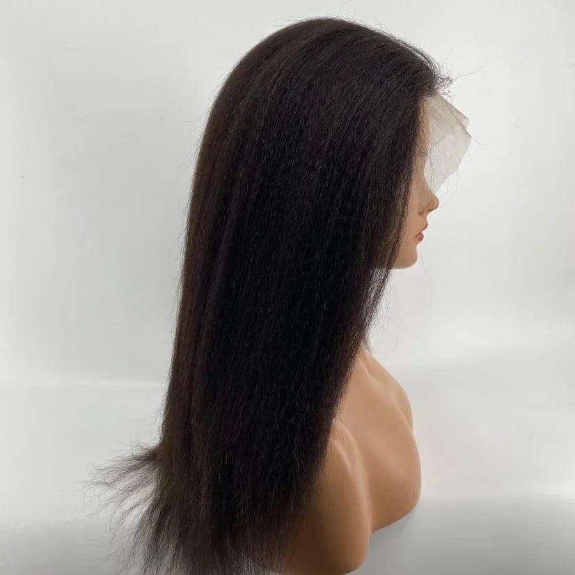 Yaki straight 5x5 hd lace closure wig and 13x4 hd tranpsarent full frontal lace wigs