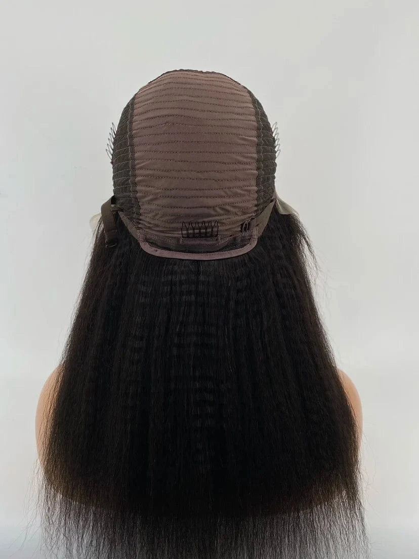 Yaki straight 5x5 hd lace closure wig and 13x4 hd tranpsarent full frontal lace wigs