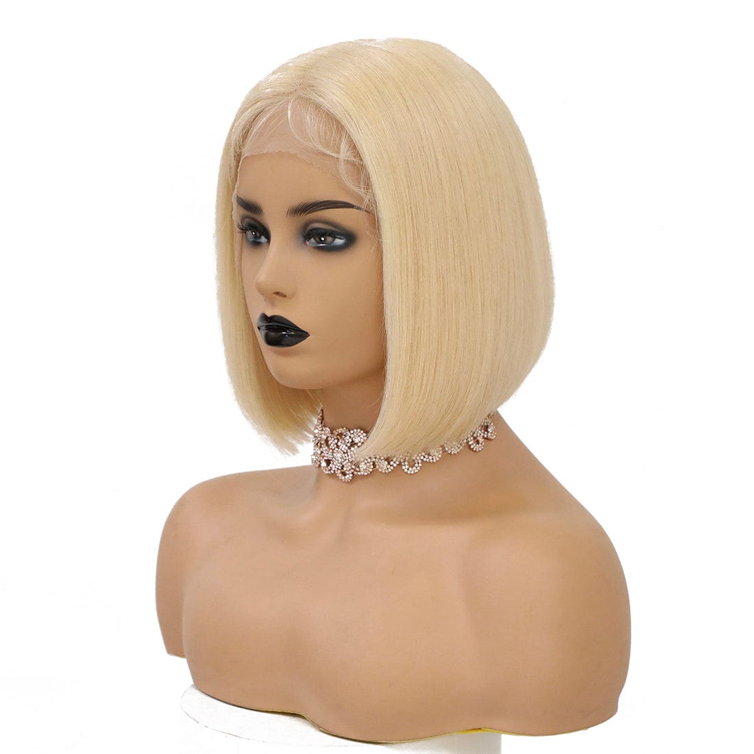 YBRWIG Short Bob Lace Front Wigs Pre Plucked 150% Density Colored Wigs Human Hair China Virgin Lace Human Hair Wigs