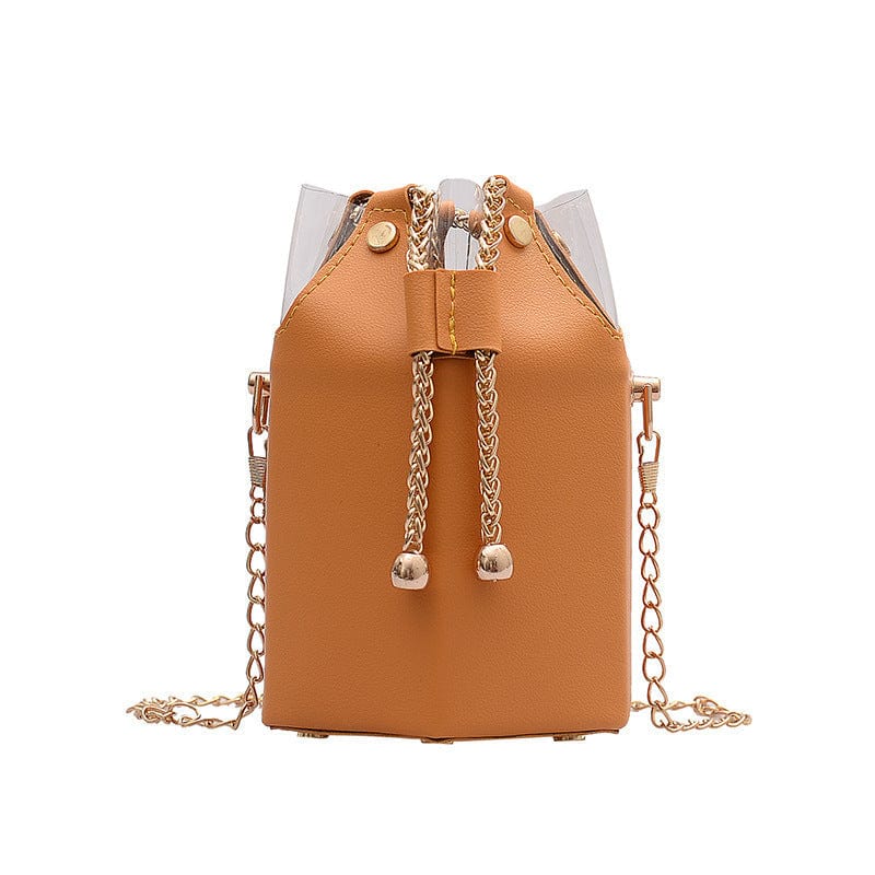 Yellow New Design chain messenger bag With Good Material