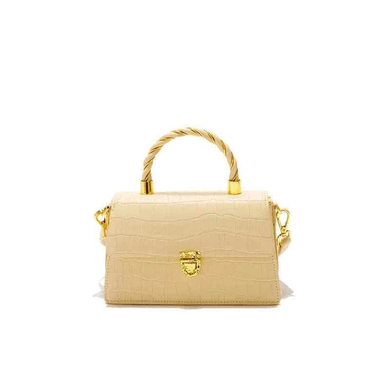 Yellow Wholesale new brown handbags for women pu leather crossbody bag custom luxury fancy latest handbags