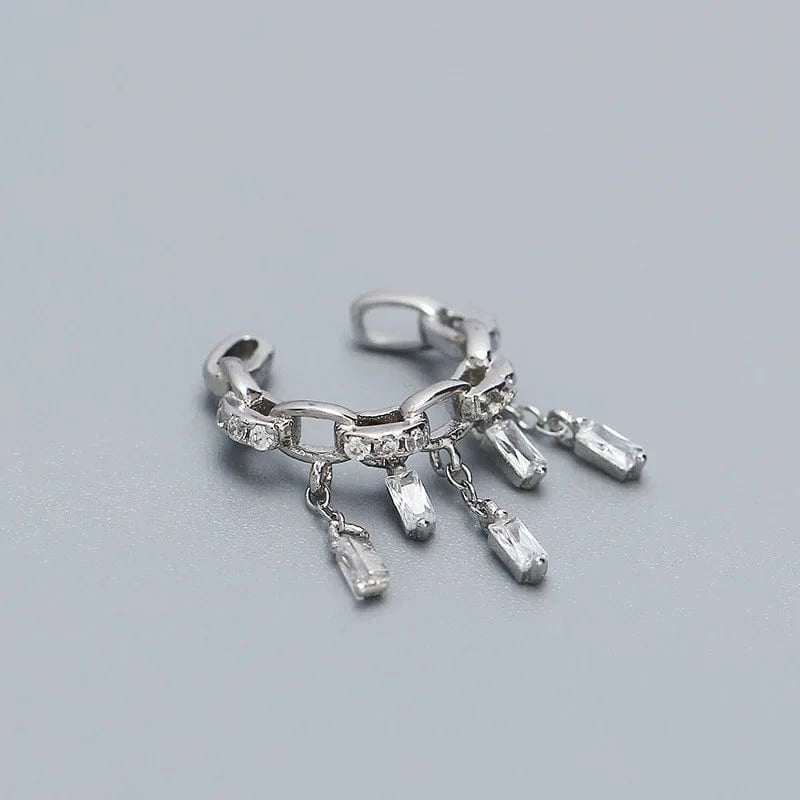 YHE0570 Silver fashion jewelry 925 silver earrings jewelry 18K gold plated sterling silver hoop earrings for women