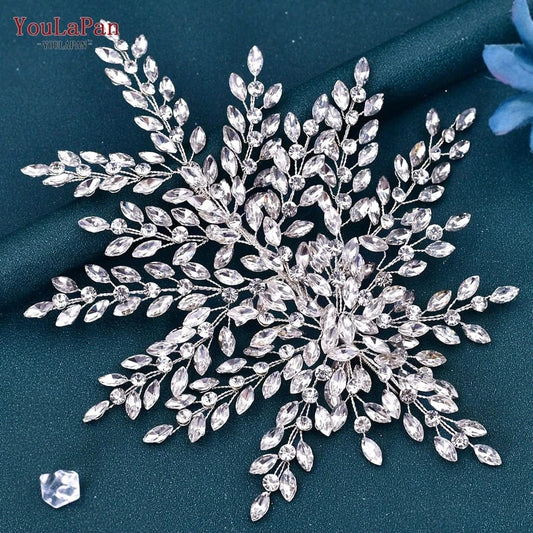 YouLaPan HP438 Exquisite Wedding Tiara Ladies Banquet Everyday Hair Accessories Bridal Rhinestone Hair Piece Wedding Headband