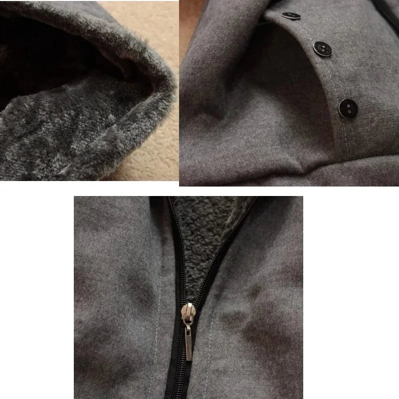 YSMARKET S-3XL Hot Sale Casual Women Thicken Coat Warm Female Clothes Overcoat With Pockets Long Sleeve Hooded Tops E9998