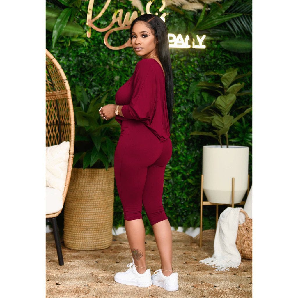 Z60033 Fall Casual Print Long sleeve two piece set Oblique Collar Plus size outfits for women sets two piece