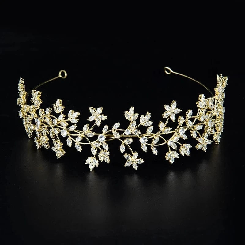 Zircon Wedding Crown Party custom headbands for Women Girls Treasure Crystal Handmade Crystal Hairbands Hair Accessories