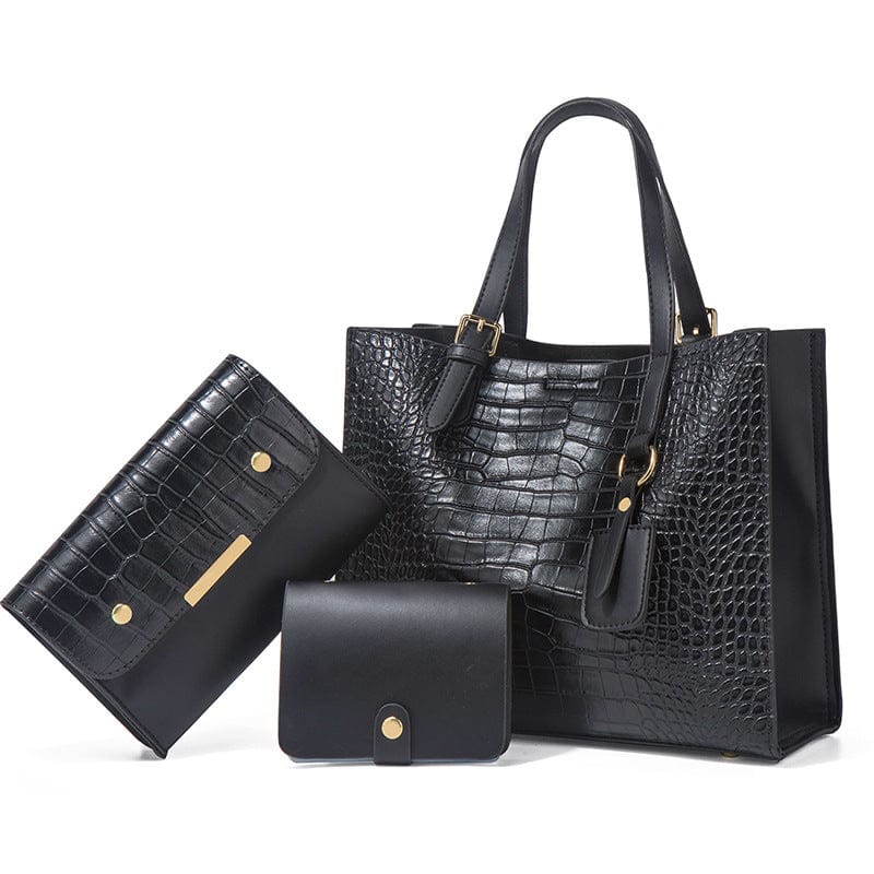 ZM601 -Black Shoulder Bag for Women PU Leather Top-Handle Cross body bag Tote Satchel Handbag designer brand luxury bags women handbags 2022