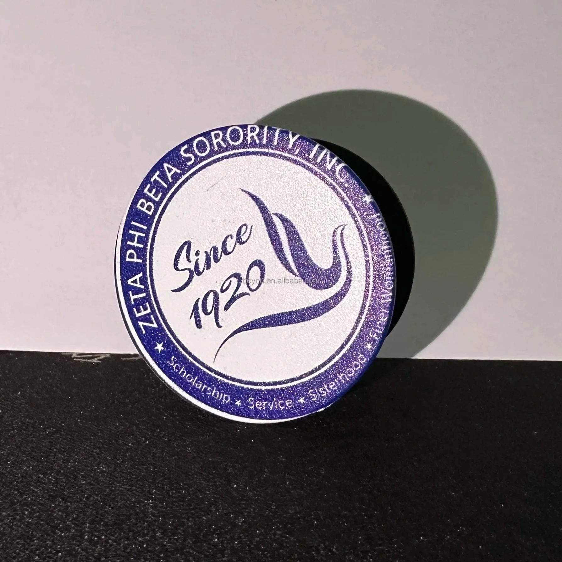 ZPB SGR Customizable Acrylic Mobile Phone Portable Round Airbag Holder Anti-fall Adhesive Telescopic Folding Back Sticker