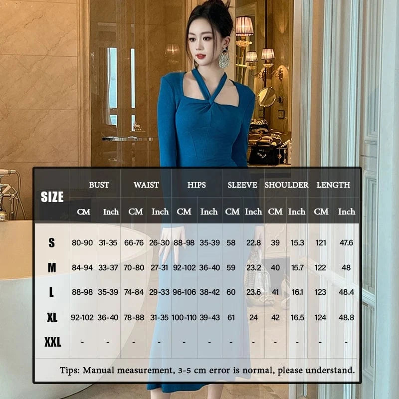 ZYHT 30711 Simple Design Pleated Sexy Bandage Dresses Solid Color Casual Halter Vestidos Dresses for Women