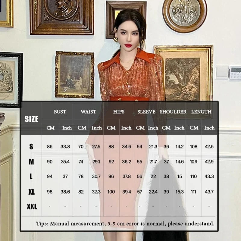 ZYHT 50727 V Neck Natural Waistline Large Size Women Daily Dress Buttons Decor Back Slit Patchwork Plaid Dress