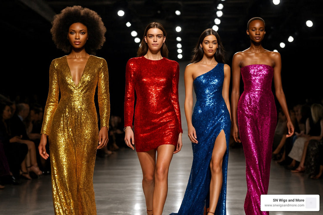 All That Glitters is Bold - Must-Have Sequin Fashion Items - SN Wigs & More