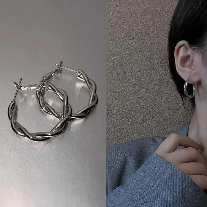 1-A181 Crystal Long Chain Earrings 925 Silver Needle Butterfly Jewelry Women Fashion Pearl Flower Cluster Earrings