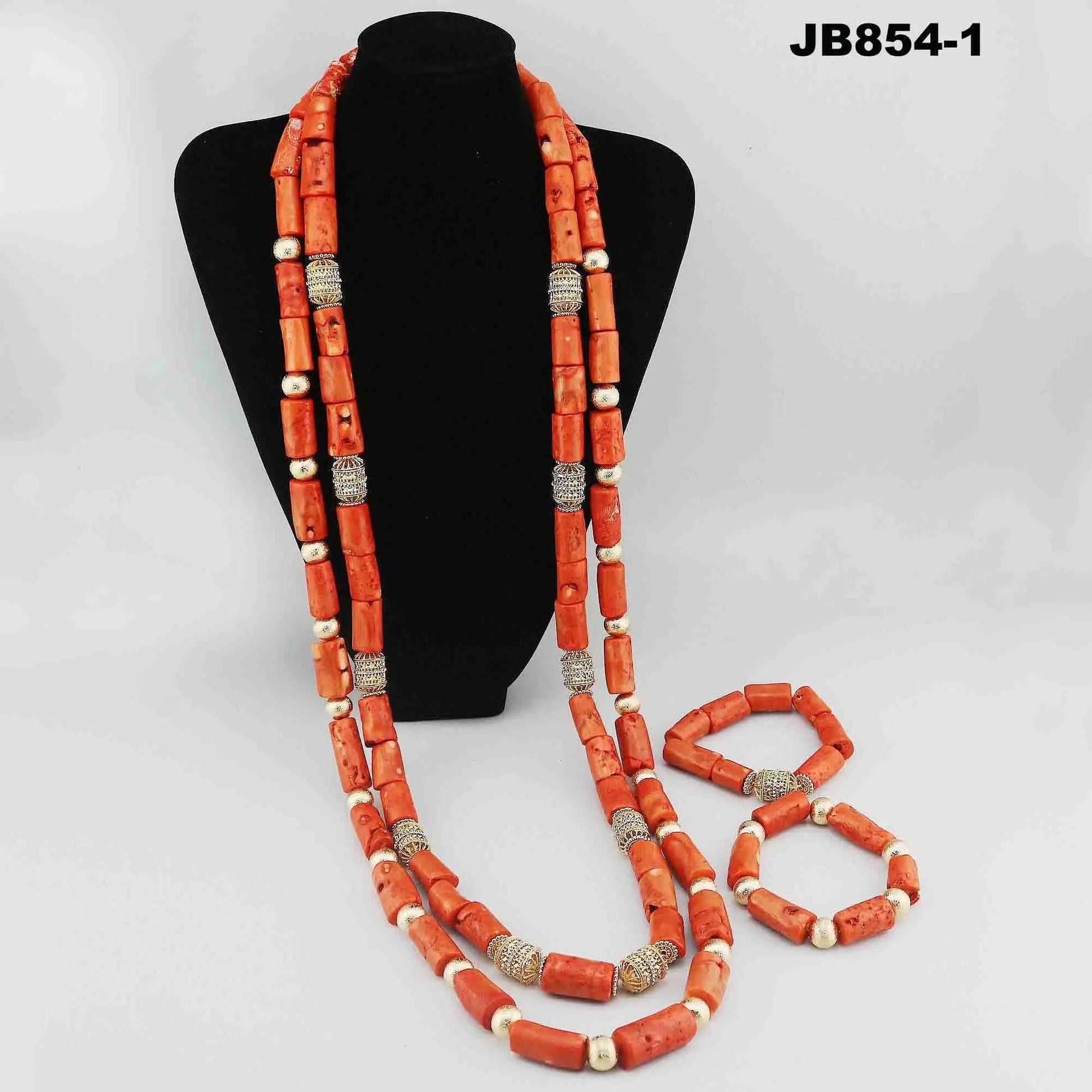 1 Nigerian popular bridal african wedding coral beads jewelry set fashion necklace jewelry set for women