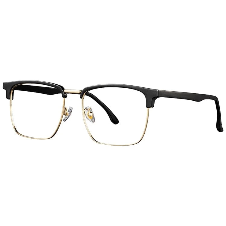 1 / Rectangle New Arrival 1 Pieces Custom Logo Classic Design Unisex Metal TR Optical Frame Eyeglasses