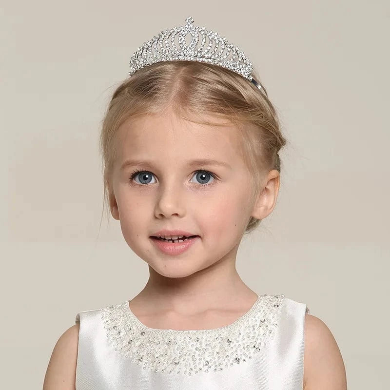 10# Birthday Gifts Crown Children's Crown Tiara Crystal Alloy Princess Head Wear Wholesale