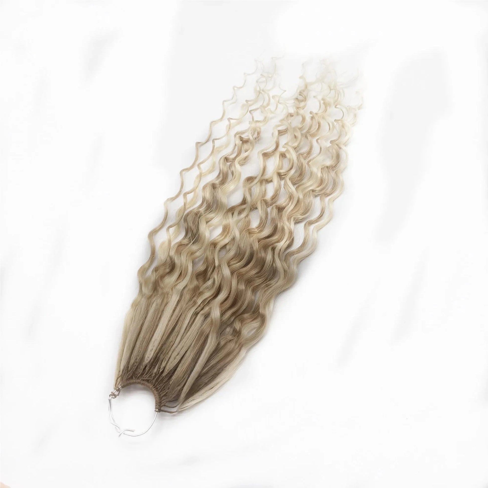 100% Chinese  Raw Cuticle Aligned piano colour Afro Kinky Curly  Deep Curly twins Feathers Line Hair Extensions Curling